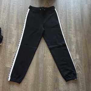 MSGM Black Track Pants